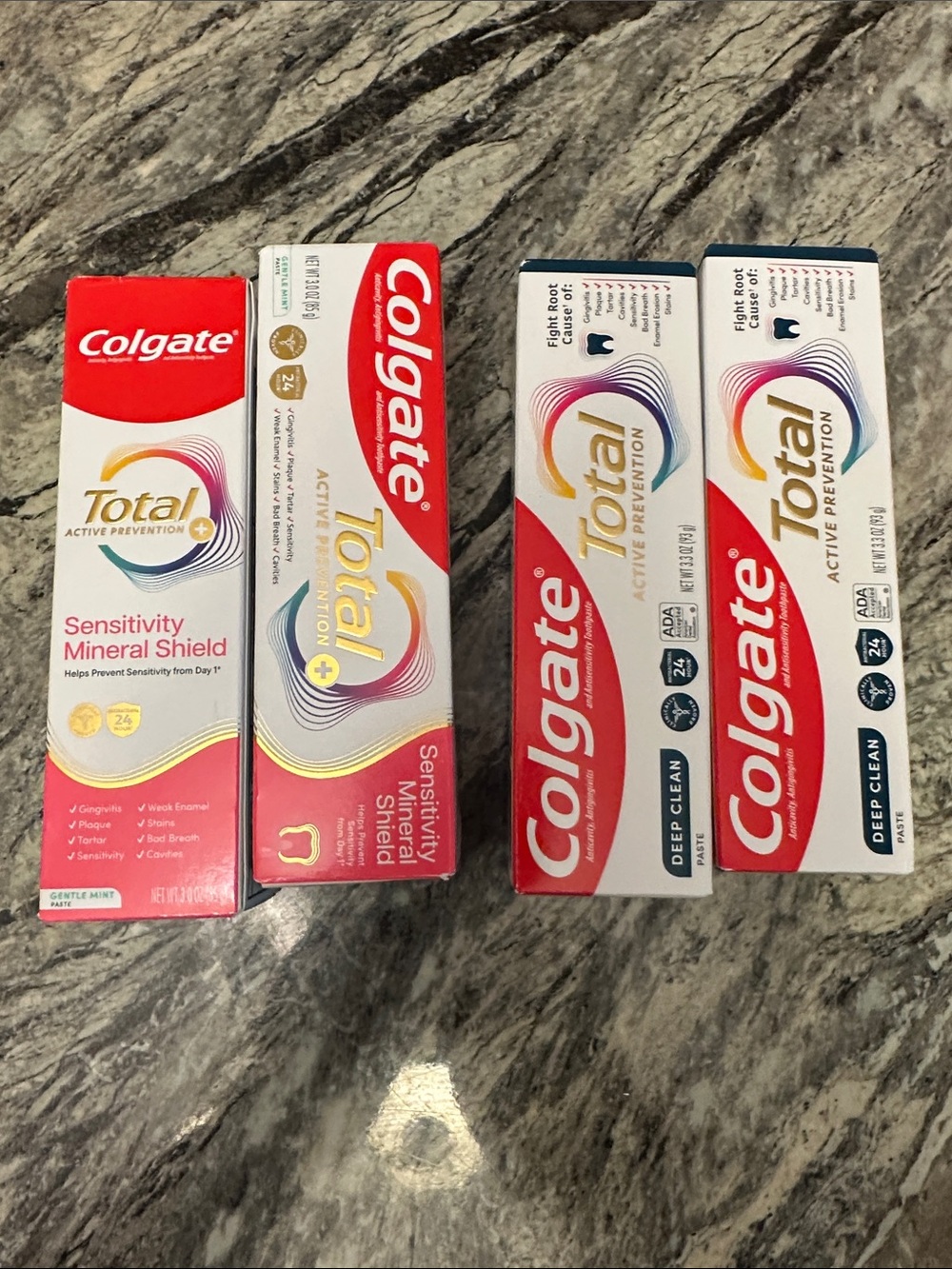 Colgate Total Sensitivity Mineral Shield Toothpaste - Pink